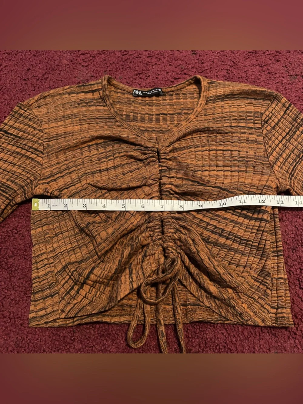 Zara ruched front